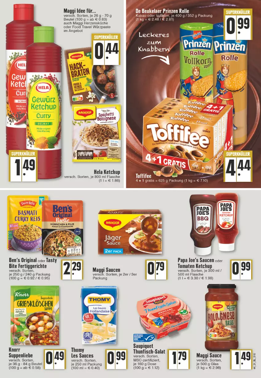 Aktueller Prospekt Edeka - Angebote der Woche - von 01.11 bis 06.11.2021 - strona 15