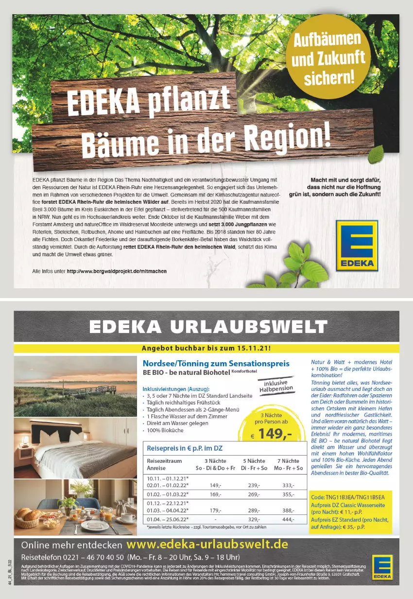 Aktueller Prospekt Edeka - Angebote der Woche - von 01.11 bis 06.11.2021 - strona 22