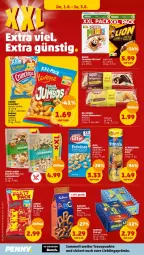 Gazetka promocyjna Penny - Prospekte - Gazetka - ważna od 03.08 do 03.08.2024 - strona 30 - produkty: erdnuss, jumbo, K2, lorenz, nuss, salz, schoko, schokolade, Ti