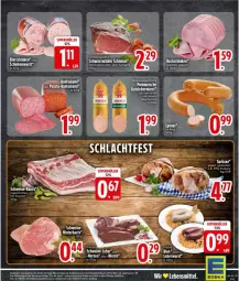 Gazetka promocyjna Edeka - Prospekte - Gazetka - ważna od 15.11 do 15.11.2025 - strona 17 - produkty: Bau, elle, lebensmittel, lyoner, Pommersche, Rauch, schinken, schinkenwurst, schnitten, schwein, schweine, torte, wein, weine, wurst, Yo, ZTE