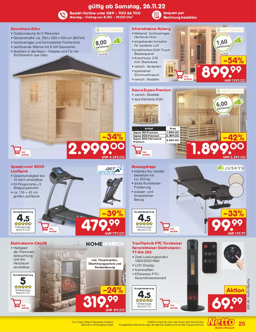 Aktueller Prospekt Netto Marken-Discount - Filial-Angebote - von 28.11 bis 03.12.2022 - strona 27 - produkty: angebot, auer, Bau, beleuchtung, dell, eis, Elektro, elle, ente, fenster, fernbedienung, Holz, Kamin, lamm, Liege, Mode, natur, Ofen, Rauch, reis, Ria, spee, steckdose, telefon, Ti, timer, tisch, überhitzungsschutz, uhr, usb, wasser, ZTE