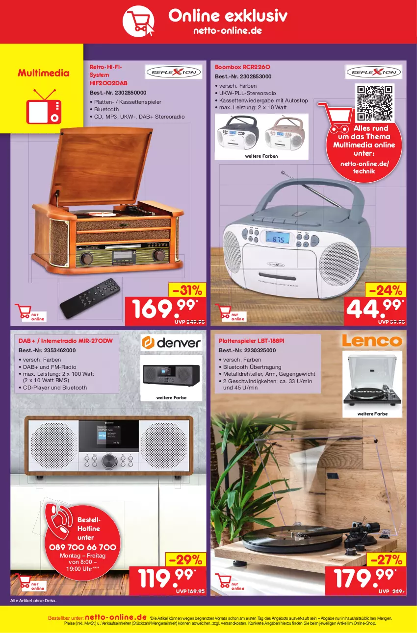 Aktueller Prospekt Netto Marken-Discount - Filial-Angebote - von 28.11 bis 03.12.2022 - strona 44 - produkty: angebot, auto, eis, elle, latte, Mp3, ndk, Radio, reis, Spiele, teller, Ti, uhr, ZTE