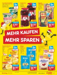 Gazetka promocyjna Netto Marken-Discount - Filial-Angebote - Gazetka - ważna od 03.12 do 03.12.2022 - strona 19 - produkty: angebot, auer, Becher, bestpreis, Dr. Oetker, ecco, eintopf, eis, elle, farfalle, kartoffel, kirsch, kirsche, kirschen, knorr, knorr pasta, maggi, milch, pasta, pasta snack, püree, reis, sauerkirschen, snack, teller, Ti, topf, ZTE