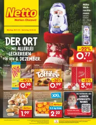 Gazetka promocyjna Netto Marken-Discount - Filial-Angebote - Gazetka - ważna od 03.12 do 03.12.2022 - strona 3 - produkty: angebot, bestpreis, beutel, clementinen, eis, erdnüsse, lindor, lindt, milka, ndk, reis, Ti, toffifee, weihnachten, ZTE