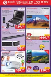 Gazetka promocyjna Netto Marken-Discount - Filial-Angebote - Gazetka - ważna od 03.12 do 03.12.2022 - strona 45 - produkty: angebot, auer, dvb, DVB-T, dvb-t2 hd, dvd, eis, fernbedienung, HDMI, lautsprecher, ndk, reis, soundbar, telefon, Ti, tisch, tuner, uhd, uhr, ZTE