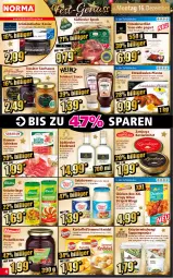 Gazetka promocyjna Norma - Norma - Gazetka - ważna od 23.12 do 23.12.2024 - strona 4 - produkty: aprikose, auer, barbecue, Bau, Bauer, Bauernschinken, beere, beeren, beutel, bites, brustfilet, chili, cocktail, creme, curry, dip, eis, elle, ente, Entenbrust, Entenkeule, Entenschenkel, feinkost, filet, flasche, Garten, gewürz, gin, henkel, hot chili, kartoffel, knoblauch, Knödel, kochbeutel, kräuter, Kräutermischung, kühlregal, lack, mango, nuss, pfanne, regal, reis, salat, salatcreme, sauce, schenkel, schinken, Semmel, senf, Speck, südtiroler, suppe, suppen, Ti, Wild