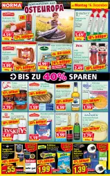 Gazetka promocyjna Norma - Norma - Gazetka - ważna od 23.12 do 23.12.2024 - strona 5 - produkty: auer, Balaton, batterie, batterien, bier, creme, cuvée, decke, Deckel, eis, ente, erdnüsse, flasche, fleisch, fusilli, geback, gin, hartweizen, kakao, karamell, keks, kekse, kondensmilch, krakauer, kühlregal, LG, milch, Oblaten, obst, penne, pflaume, pils, rapsöl, Rauch, regal, reis, rezept, saft, salami, salat, salz, schinken, schinkenwurst, schoko, schwein, schweine, schweinefleisch, sekt, spaghetti, Spezi, Sprotten, Ti, Ungarische Salami, usb, wein, weine, wurst, zucker