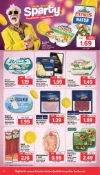 Gazetka promocyjna Famila - Prospekte - Gazetka - ważna od 03.02 do 03.02.2024 - strona 8 - produkty: aufstrich, Bad, Becher, brot, brotaufstrich, camembert, eis, frischkäse, garden gourmet, hähnchenbrust, hochland, Käse, käsescheiben, kochschinken, kracher, Mett, mettwurst, patros, petrella, pfanne, pfannen, reis, rel, Rügener, rügener badejunge, schinken, schnitten, Ti, veggie, wurst, ZTE