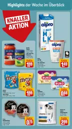 Gazetka promocyjna Rewe - Prospekte - Gazetka - ważna od 30.12 do 30.12.2023 - strona 2 - produkty: alpro, barilla, Becher, Buko, frischkäse, genovese, hundenahrung, Käse, katzennahrung, natur, Perfect Fit, pesto, ricotta, Schal, Schale, soja, zucker