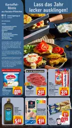 Gazetka promocyjna Rewe - Prospekte - Gazetka - ważna od 30.12 do 30.12.2023 - strona 4 - produkty: Anrichte, baguette, bier, Biere, braten, braun, chorizo, classico, coupon, De Cecco, dip, ecco, eis, filet, filets, fisch, fleisch, gabel, galbani, gurke, gurken, hafer, haferflocken, jungbullen, kartoffel, kartoffeln, kirsch, latte, leine, meggle, meica, mozzarella, Muskatnuss, natives olivenöl, nuss, olive, oliven, olivenöl, olivenöl extra, quark, reis, rel, rewe beste wahl, rezept, rezepte, salz, Schal, Schale, thunfisch, thunfisch filets, Ti, tisch, tomate, tomaten, wasser, würstchen