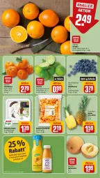 Gazetka promocyjna Rewe - Prospekte - Gazetka - ważna od 30.12 do 30.12.2023 - strona 8 - produkty: ananas, beere, beeren, clementinen, galiamelone, heidelbeere, heidelbeeren, kartoffel, kokos, kokosnuss, limette, limetten, melone, Mett, metten, nuss, orange, orangen, Schal, Schale, Ti, würfel