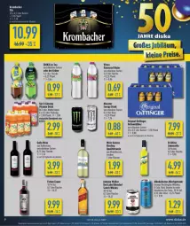 Gazetka promocyjna Diska - Gazetka - ważna od 22.06 do 22.06.2024 - strona 9 - produkty: alkohol, bier, cola, deka, drink, enders, energy drink, flasche, gallo, getränk, gin, Hefe, ice tea, johnnie walker, krombache, krombacher, limo, monster, nuss, oettinger, qualitätswein, riesling, scotch, scotch whisky, Ti, tonic, vita, Vitamin D, vitrex, wein, whiskey, whisky