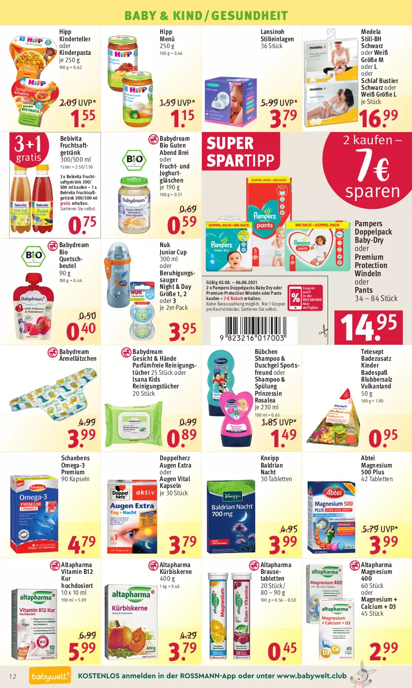 Aktueller Prospekt Rossmann - Prospekte - von 02.08 bis 06.08.2021 - strona 12