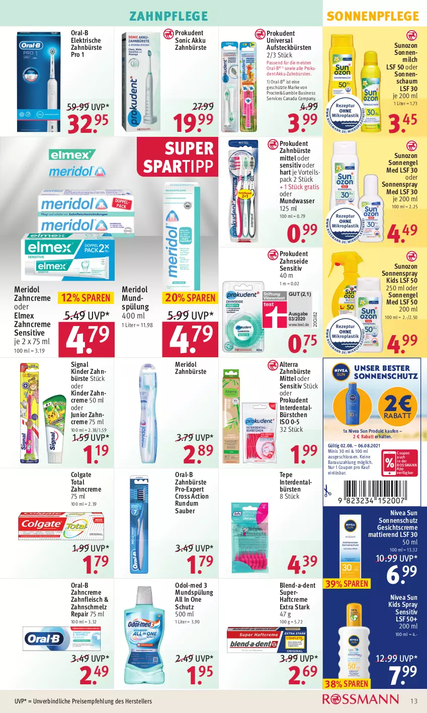 Aktueller Prospekt Rossmann - Prospekte - von 02.08 bis 06.08.2021 - strona 13