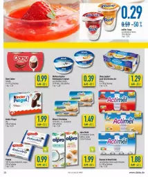 Gazetka promocyjna Diska - Prospekte - Gazetka - ważna od 09.04 do 09.04.2022 - strona 15 - produkty: actimel, actimel drink, alpro, Becher, danone, danone actimel drink, Dany, dany sahne, drink, elinas, elinas joghurt, frischkäse, froop, honig, joghur, joghurt, joghurt nach, Käse, Kinder, kinder pingui, kokos, Kokosfett, Müller, müller froop, pingui, rahmjoghurt, sahne, schoko, Ti, weihenstephan