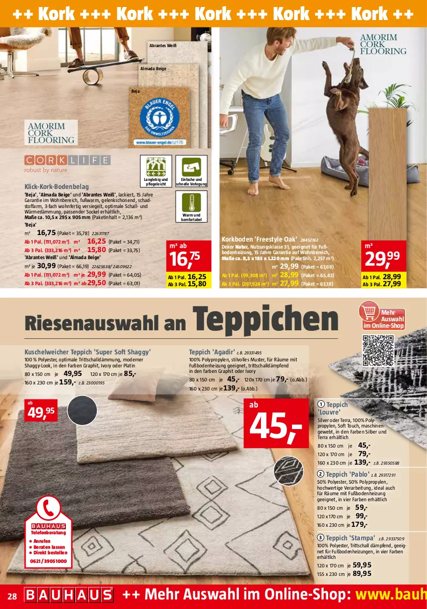 Aktueller Prospekt Bauhaus - Prospekte - von 03.12 bis 31.12.2022 - strona 28 - produkty: Bau, elle, Heizungen, Kuschelweich, lack, Mode, natur, Schal, telefon, teppich, teppiche, Ti