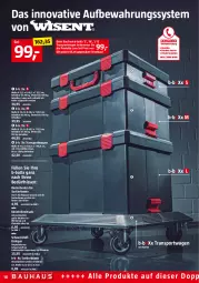 Gazetka promocyjna Bauhaus - Prospekte - Gazetka - ważna od 31.12 do 31.12.2022 - strona 18 - produkty: beko, decke, Deckel, eis, elle, erde, koffer, reis, Sport, telefon, Ti, Transportwagen, werkzeug