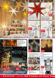 Gazetka promocyjna Bauhaus - Prospekte - Gazetka - ważna od 31.12 do 31.12.2022 - strona 6 - produkty: batterie, beleuchtung, Dekoleuchte, Garten, Holz, Kette, Lampe, led-beleuchtung, LED-Dekoleuchte, led-licht, leds, Leuchte, leuchtmittel, lichterkette, magnesium, natur, papier, Schal, schlauch, Ti, Tiere, timer, ZTE