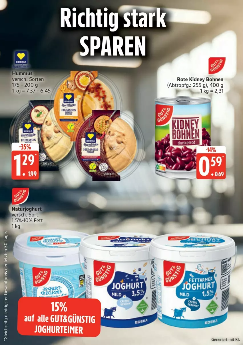 Aktueller Prospekt Edeka - Prospekte - von 17.08 bis 22.08.2026 - strona 14 - produkty: bohne, bohnen, eis, joghur, joghurt, joghurt mild, kidney, kidney bohnen, reis, Ti, ZTE