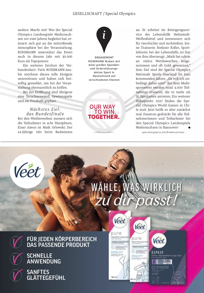 Aktueller Prospekt Rossmann - Prospekte - von 02.06 bis 31.08.2025 - strona 81 - produkty: arla, Bad, elle, erde, gewinnspiel, LG, mac, mint, Reinigung, sac, Spiele, Sport, Ti
