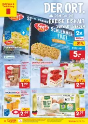 Gazetka promocyjna Netto Marken-Discount - Filial-Angebote - Gazetka - ważna od 11.02 do 11.02.2023 - strona 20 - produkty: backfisch, bestpreis, bio, brötchen, coppenrath, eier, eis, erde, filet, filets, fisch, kuchen, Kuchenschnitte, kühlregal, matjes, Matjesfilet, matjesfilets, ndk, Nordsee, regal, reis, Ria, schlemmerfilet, schnitten, Ti