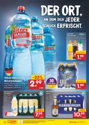 Gazetka promocyjna Netto Marken-Discount - Filial-Angebote - Gazetka - ważna od 11.02 do 11.02.2023 - strona 22 - produkty: Alwa, auer, bestpreis, burger, cola, dauertiefpreis, eis, erfrischungsgetränk, flensburger, getränk, limo, limonade, mineralwasser, natürliches mineralwasser, ndk, pils, pilsener, reis, Spreequell, Ti, tiefpreis, vitrex, wasser