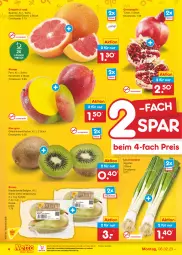 Gazetka promocyjna Netto Marken-Discount - Filial-Angebote - Gazetka - ważna od 11.02 do 11.02.2023 - strona 4 - produkty: apfel, asti, bestpreis, Birnen, eis, grana, granatapfel, grapefruit, kiwi, Lauchzwiebel, LG, mango, ndk, Rana, reis, Schal, Schale, Ti, zwiebel