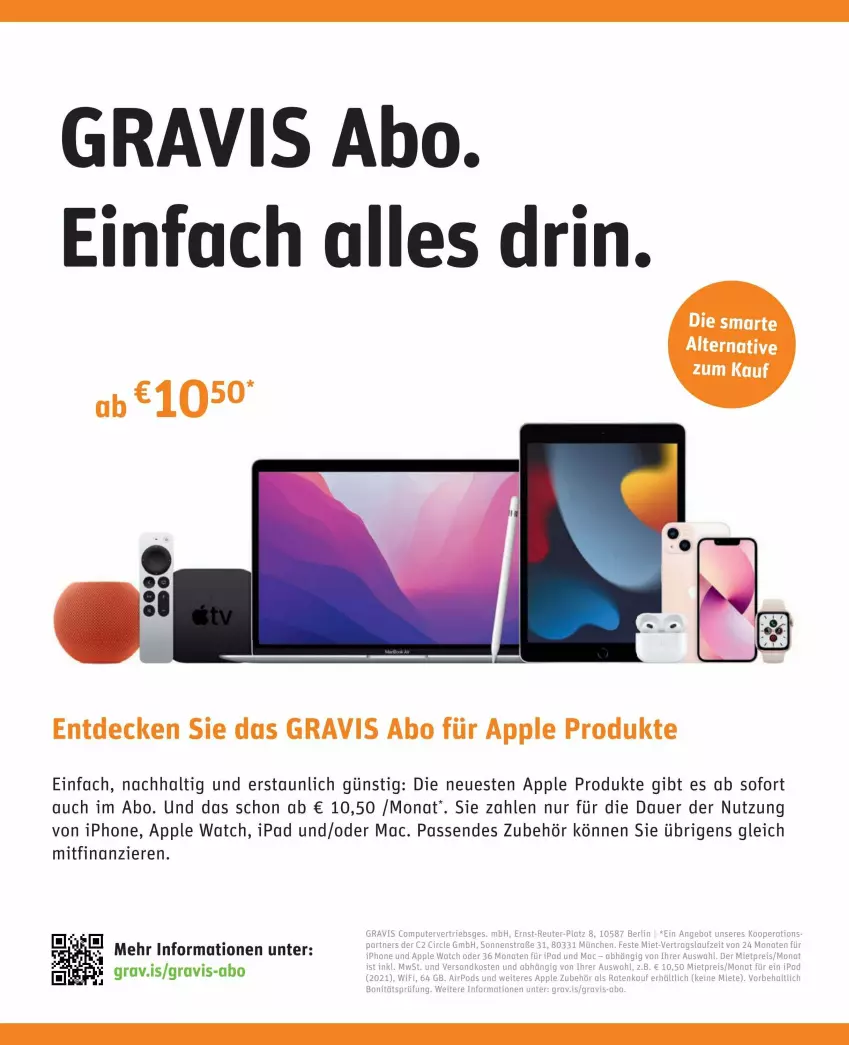 Aktueller Prospekt Gravis - Prospekte - von 01.03 bis 31.03.2022 - strona 10 - produkty: angebot, Apple, Apple Watch, auer, computer, decke, eis, ipad, iphone, mac, ndk, Pods, pute, reis, Ti