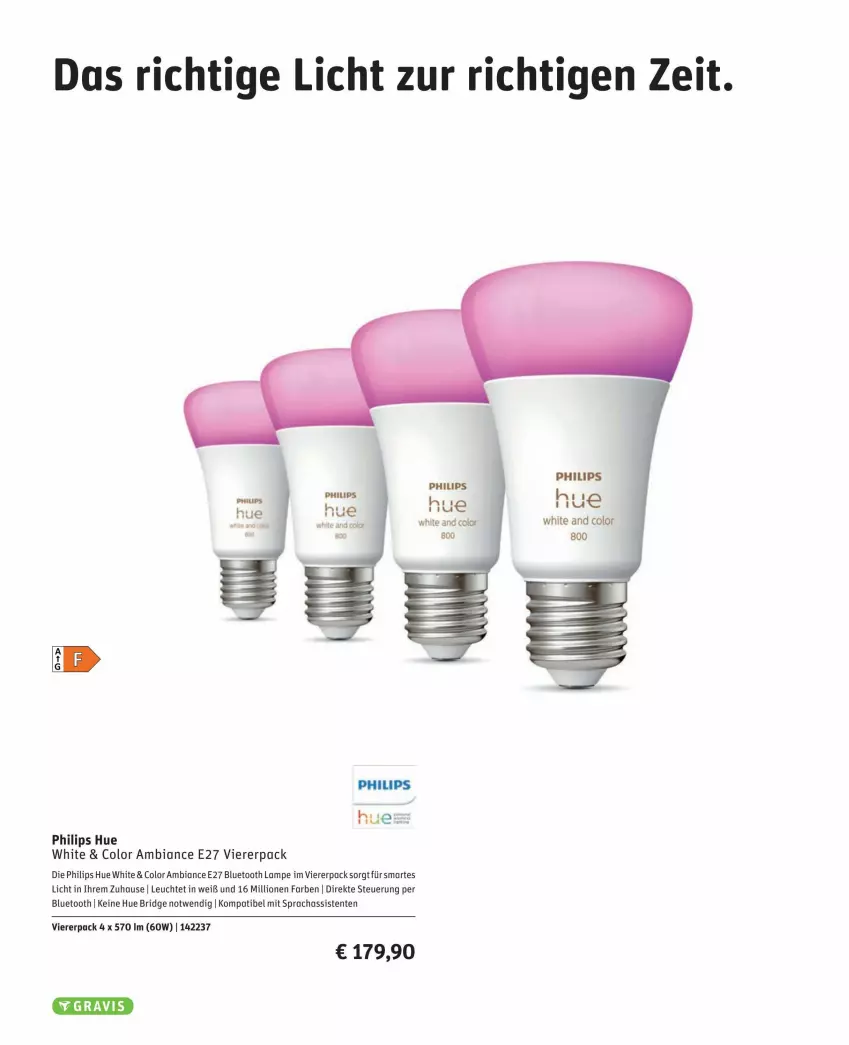 Aktueller Prospekt Gravis - Prospekte - von 01.03 bis 31.03.2022 - strona 6 - produkty: ambia, ente, Lampe, Leuchte, lion, Philips, Ti