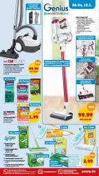 Gazetka promocyjna Penny - Prospekte - Gazetka - ważna od 15.01 do 15.01.2022 - strona 23 - produkty: akku, Behälter, beleuchtung, beutel, bodenstaubsauger, bodenwischer, bürste, bürsten, edelstahl, eis, Elan, Elektro, led-beleuchtung, mit led-beleuchtung, Rauch, Reinigung, rwe, Schal, staubbeutel, staubmagnet, staubsauger, swiffer, telefon, Teleskop, Ti, tücher, uhr, umschaltbare bodendüse