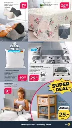 Gazetka promocyjna Netto - Woche 32 - Gazetka - ważna od 10.08 do 10.08.2024 - strona 17 - produkty: Bau, baumwolle, bett, decke, ente, Germ, Holz, Kette, kissen, kopfkissen, Laptop, LG, nackenkissen, Ria, rwe, tagesdecke, Ti, tisch, wolle