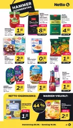 Gazetka promocyjna Netto - Woche 32 - Gazetka - ważna od 10.08 do 10.08.2024 - strona 25 - produkty: backmischung, bohne, bohnen, chips, chipsfrisch, erde, fertiggericht, filet, funny-frisch, jacobs, jacobs krönung, kartoffel, Kartoffelpüree, konfitüre, kuchen, lachs, lachsfilet, mac, melitta, pfanni, püree, sauce, schlemmersauce, Schwartau, Ti, Wild, wildlachs