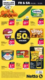 Gazetka promocyjna Netto - Woche 32 - Gazetka - ważna od 10.08 do 10.08.2024 - strona 28 - produkty: alle artikel ohne dekoration, angebot, bio, coupon, dekoration, dessert, dreistern, ehrmann, Ehrmann Grand Dessert, eis, elle, exquisa, exquisa frischkäse, fleisch, Frische Hähnchen, frischkäse, gewürz, gurke, henkel, Käse, knorr, Knusperflocken, malz, paprika, reis, schenkel, Schmalz, Soße, storck, Ti, toffifee