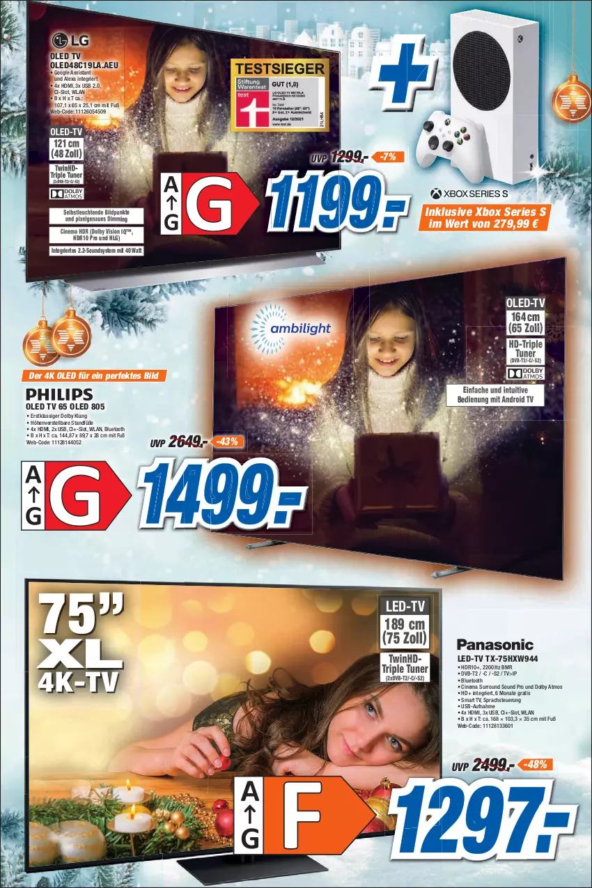 Aktueller Prospekt Expert Bonn - Prospekte - von 11.12 bis 17.12.2021 - strona 11 - produkty: alexa, Android TV, cin, dvb, DVB-T, HDMI, led tv, Leuchte, leuchten, LG, oled tv, Oled-TV, smart tv, Ti, tuner, usb, Xbox