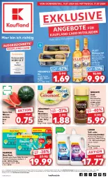 Gazetka promocyjna Kaufland - Prospekt - Gazetka - ważna od 17.07 do 17.07.2024 - strona 1 - produkty: aperitif, bohne, bohnen, bohnenkaffee, colorwaschmittel, eis, frucht, géramont, getränk, getränke, kaffee, Käse, lenor, lillet, löslicher bohnenkaffee, melone, mövenpick, mövenpick eis, Nescafé, nescafé gold, pampers, Pants, Pods, reis, Ti, waschmittel, wasser, wassermelone, weichkäse, wein, windeln, windeln oder pants, ZTE