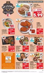 Gazetka promocyjna Kaufland - Prospekt - Gazetka - ważna od 17.07 do 17.07.2024 - strona 19 - produkty: angebot, angebote, besteck, braten, bratwurst, eis, elle, fleisch, fleisch in selbstbedienung, geschirr, gewürz, grill, ilag, jungbullen, kräuter, kräutern, mac, oder kräuter, paprika, pfeffer, purland, regal, reis, rind, Rückensteak, schwein, schweine, schweinenacken, schweinerücken, Spezi, steak, suppe, suppen, suppenfleisch, teller, Ti, wein, weine, wurst, würstchen, ZTE