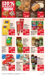 Gazetka promocyjna Kaufland - Prospekt - Gazetka - ważna od 17.07 do 17.07.2024 - strona 25 - produkty: ananas, angebot, angebote, auer, bbq-sauce, birkel, blume, blumen, blumenöl, brot, brötchen, creme, eis, filet, filets, fisch, hawesta, heinz, hering, Herings, heringsfilets, HP, kräuter, kräutern, mehl, natur, nudel, nudeln, oro di parma, paprika, Paprikacreme, pasta, peperoni, Peroni, pfeffer, pfefferonen, Rauch, reis, ring, saft, sauce, saucen, sonnenblume, sonnenblumen, sonnenblumenöl, suppe, suppen, thunfisch, Ti, tisch, tomate, tomaten, weizenbrötchen, weizenmehl, ZTE