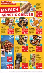 Gazetka promocyjna Kaufland - Prospekt - Gazetka - ważna od 17.07 do 17.07.2024 - strona 8 - produkty: angebot, Bau, beef, braten, bratwurst, burger, eis, emmentaler, filet, fisch, fleisch, Fleischalternative, garden gourmet, gewürz, grill, grillfackeln, Käse, knacker, knoblauch, Kollagen, kräuter, kräutern, lachs, lachsfilet, Nackensteak, nackensteaks, nuss, Ofen, pfeffer, purland, pute, putenschnitzel, reifen, rind, rinder, ring, rostbratwurst, Rückensteak, rückensteaks, Schal, Schale, schnitzel, schwein, schweine, schweinenacken, Speck, spitzenqualität, steak, steaks, thüringer rostbratwurst, Ti, Vegeta, wein, weine, WICK, wurst, würstchen, ZTE