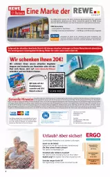Gazetka promocyjna Rewe Reisen - Reiseprospekt - Gazetka - ważna od 24.02 do 24.02.2023 - strona 2 - produkty: alpro, angebot, angebote, auer, brie, buch, drucker, eier, eis, elle, Engel, erde, gin, Handy, inklusivleistungen, kamera, kerze, LG, mastercard, papier, reis, reiseveranstalter, rel, ring, Spezi, Ti, tisch, top-preis, uhr