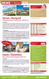 Gazetka promocyjna Rewe Reisen - Reiseprospekt - Gazetka - ważna od 24.02 do 24.02.2023 - strona 42 - produkty: antipasti, asti, axe, Bad, bio, buch, Cap, cappuccino, cin, dusche, E-Bike, eier, eis, ente, erde, fisch, fische, Fischer, Garten, gutschein, hero, inklusivleistungen, innenpool, kaffee, kuchen, natur, pool, reis, rosen, rum, saft, salat, salz, snack, snacks, Ti, tisch, uhr, wellnessbereich, Whirlpool