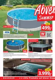 Gazetka promocyjna Bauhaus - Prospekte - Gazetka - ważna od 01.07 do 01.07.2023 - strona 2 - produkty: Bad, Bau, edelstahl, eis, Elektro, elle, paneel, pool, ring, salz, sandfilteranlage, schlauch, telefon, Ti