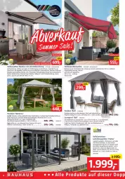 Gazetka promocyjna Bauhaus - Prospekte - Gazetka - ważna od 01.07 do 01.07.2023 - strona 8 - produkty: bambus, beleuchtung, braun, Couch, couchtisch, eis, elle, ente, erde, fernbedienung, HP, Kette, kissen, lack, latte, led-beleuchtung, LG, lion, loungesessel, loungeset, Mantel, mit led-beleuchtung, moskitonetz, pavillon, Rückenkissen, schlauch, sessel, Sofa, sonnenschutz, Stier, Ti, tisch, tischplatte, uv-schutz, wasser