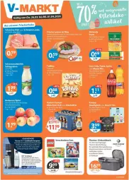 Gazetka promocyjna Vmarkt - Prospekte - Gazetka - ważna od 01.04 do 01.04.2026 - strona 1 - produkty: einkaufskorb, eis, erde, flasche, korb, milch, sahne, schlagsahne, schwein, schweine, Soda, sodastream, Sprudel, spülmaschinen, Ti, wasser, wassersprudler, wein, weine