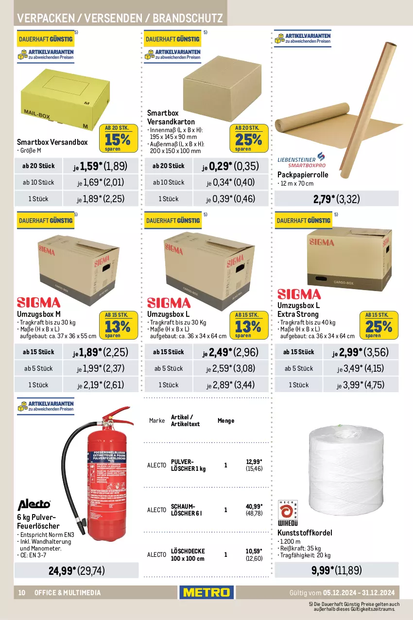 Aktueller Prospekt Metro - Office & Multimedia - von 05.12 bis 31.12.2024 - strona 10 - produkty: auer, Bau, braun, decke, eis, kraft, ndk, office, Packband, Packpapier, papier, reis, rwe, Schütze, tesa, Ti, wandhalterung