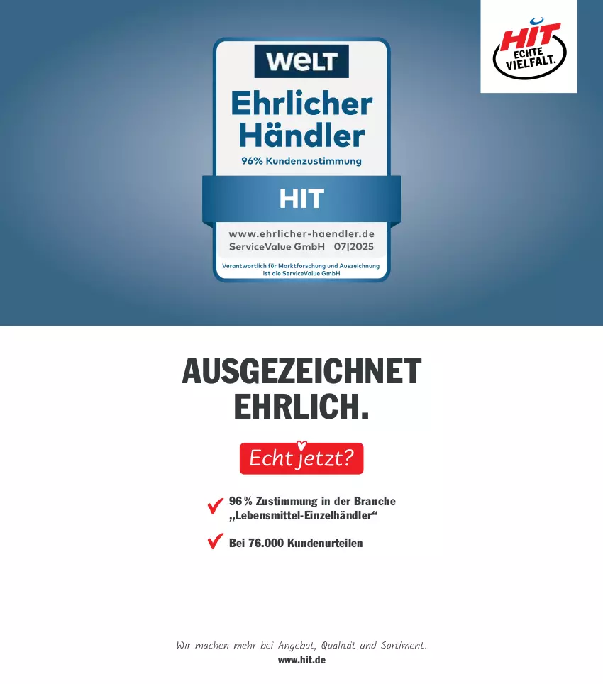 Aktueller Prospekt Hit - Wochenprospekt - von 12.01 bis 17.01.2026 - strona 17 - produkty: lebensmittel, Ti