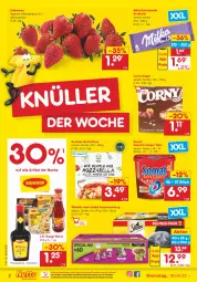 Gazetka promocyjna Netto Marken-Discount - Filial-Angebote - Gazetka - ważna od 23.04 do 23.04.2022 - strona 2 - produkty: beere, beeren, corny, eis, erdbeere, erdbeeren, geschirr, katzennahrung, maggi, maggi würze, milka, milka schokolade, ndk, pizza, reiniger, reis, riegel, Schal, Schale, schoko, schokolade, sheba, somat, Ti, versandkostenfrei, whiskas