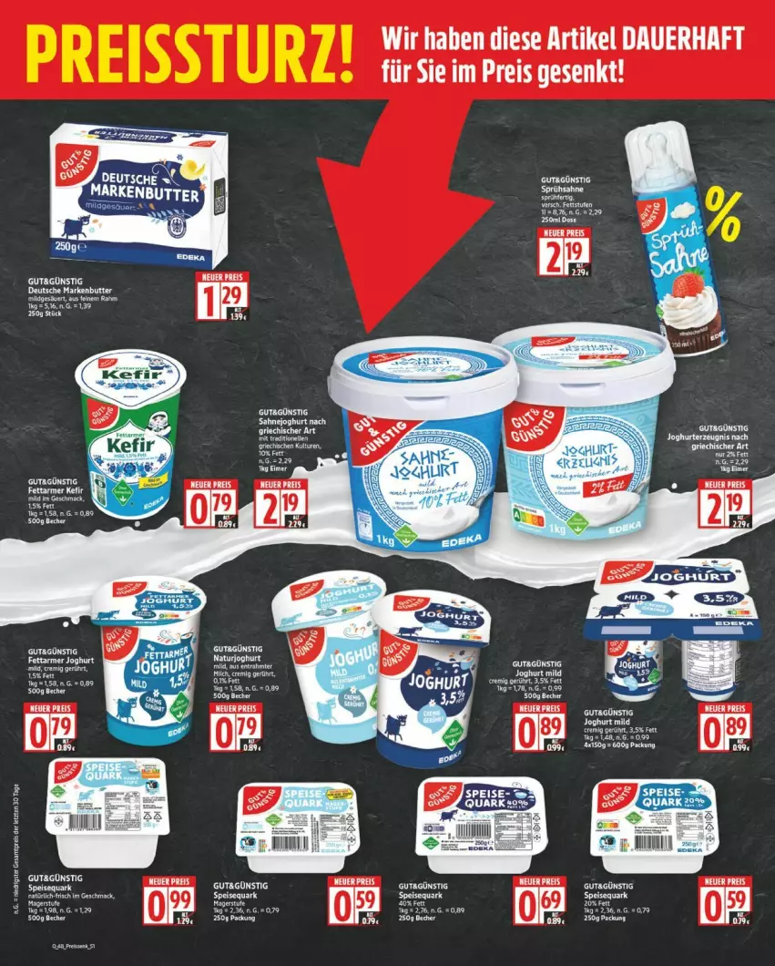 Aktueller Prospekt Edeka - Prospekte - von 24.11 bis 29.11.2025 - strona 17 - produkty: Becher, eis, elle, joghur, joghurt, joghurt mild, mac, quark, reis, speisequark, tee, Ti, ZTE