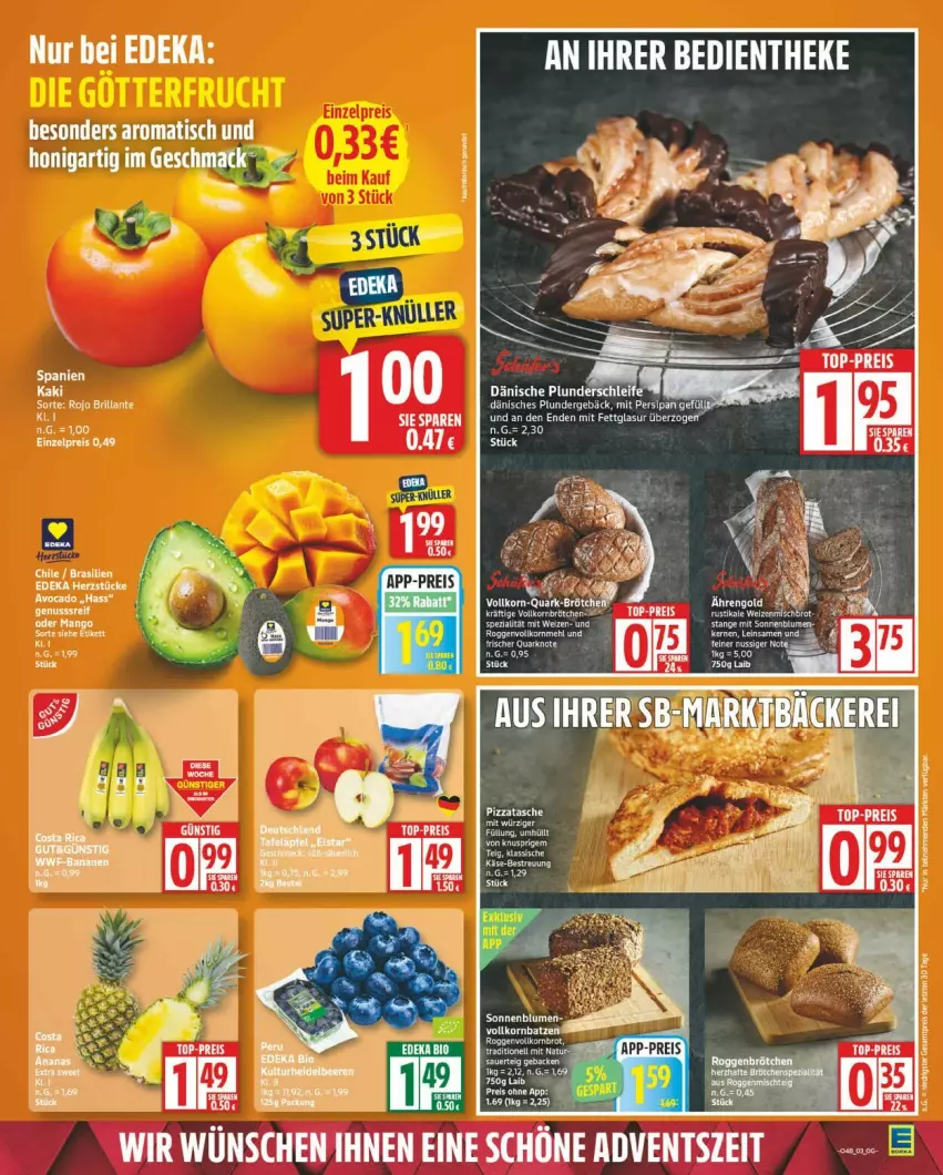 Aktueller Prospekt Edeka - Prospekte - von 24.11 bis 29.11.2025 - strona 3 - produkty: deka, eis, Kaki, reis, tee
