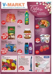 Gazetka promocyjna Vmarkt - Prospekte - Gazetka - ważna od 06.03 do 06.03.2024 - strona 1 - produkty: akku, alkohol, batterie, bürste, decke, Deckel, duschgel, ente, flasche, handstaubsauger, im 9-cm-topf, kühlschrank, nutella, Rauch, Schrank, staubsauger, Stielsauger, strauchtomaten, Ti, tomate, tomaten, topf, weck, wiener