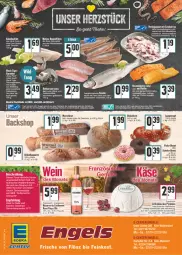 Gazetka promocyjna E Center - Angebote der Woche - Gazetka - ważna od 28.05 do 28.05.2022 - strona 16 - produkty: aqua, baguette, beere, beeren, bio, brot, cranberry, Dinkelbrot, Donut, eis, feinkost, filet, filets, fisch, fische, Fischer, flasche, garnelen, hering, Herings, Heringshappen, himbeer, himbeere, himbeeren, kabeljaufilet, kirsch, kirsche, kirschen, lachs, lack, mac, matjes, milch, mit zwiebeln, pfeffer, reifen, ring, Rotbarsch, rotbarschfilet, salat, Schal, Schale, Schere, schoko, Spezi, Ti, uhr, zitrone, zitronen, zwiebel, zwiebeln
